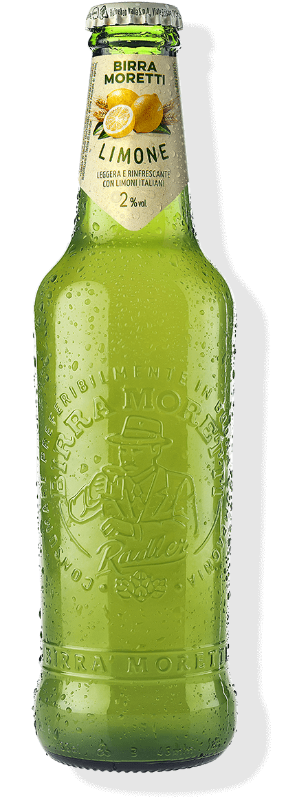 La Birra Moretti al limone bottiglia
