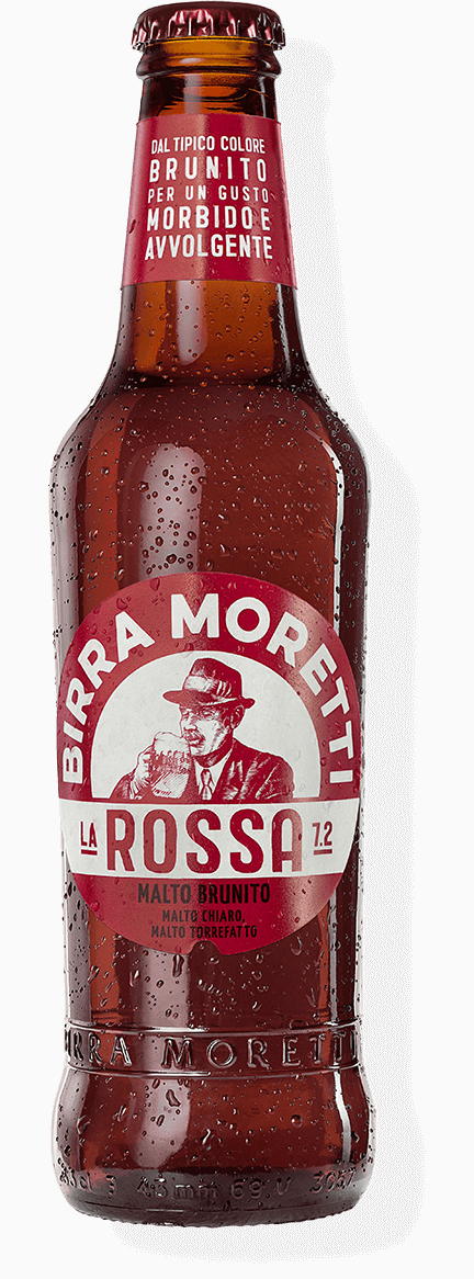 La Rossa Birra Moretti Bottiglia
