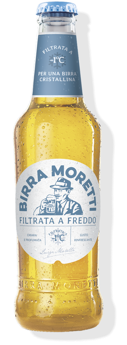 Bottiglia Birra Moretti Filtrata a Freddo