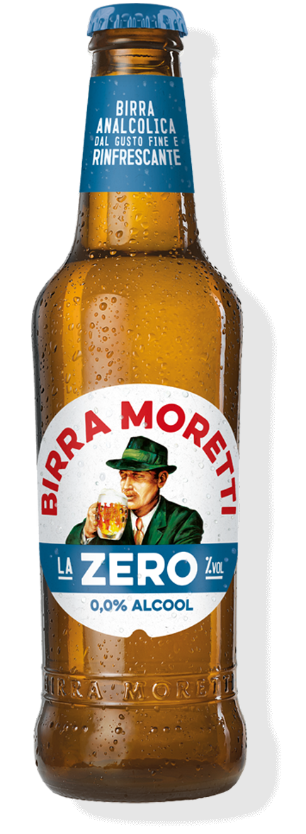 Bottiglia Birra Moretti analcolica